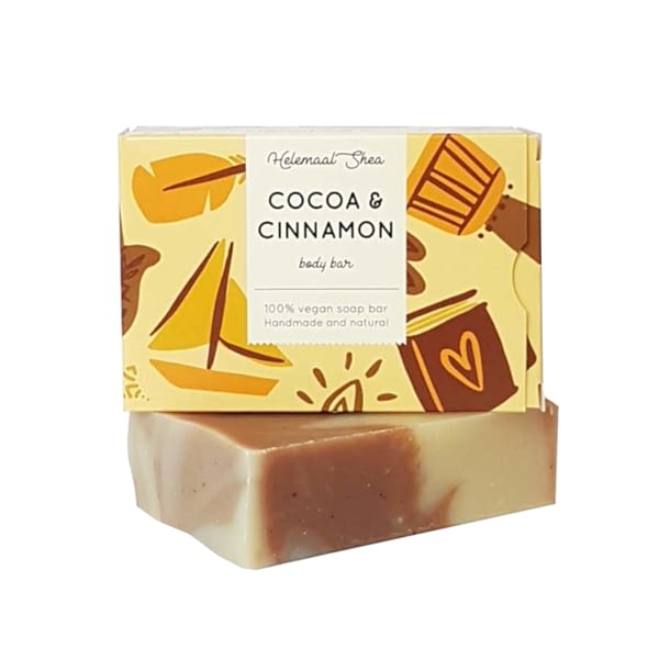 HelemaalShea Cocoa & Cinnamon body bar product image