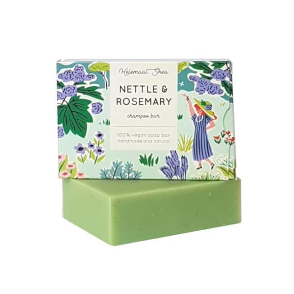 HelemaalShea Nettle & Rosemary shampoo bar product image