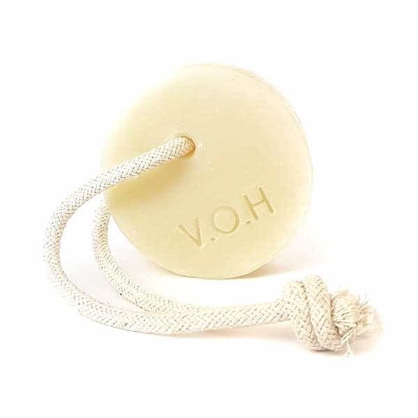 voh creamy shea butter & lime soap on a rope 90g