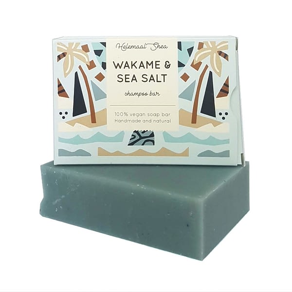 HelemaalShea Wakame & Sea Salt shampoo bar