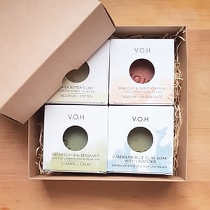 Gift set of 4 VOH artisan soap bars