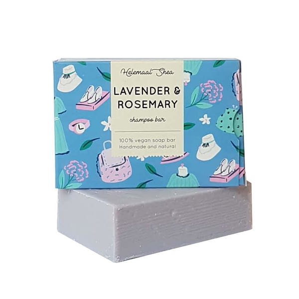 HelemaalShea Lavender & Rosemary shampoo bar product image