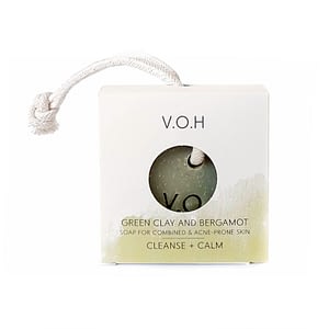 V.O.H Green Clay & Bergamot Soap on a Rope 90g