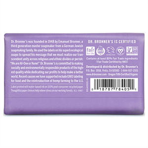 Dr. Bronner’s Pure Castile Bar Soap (Lavender) 140g